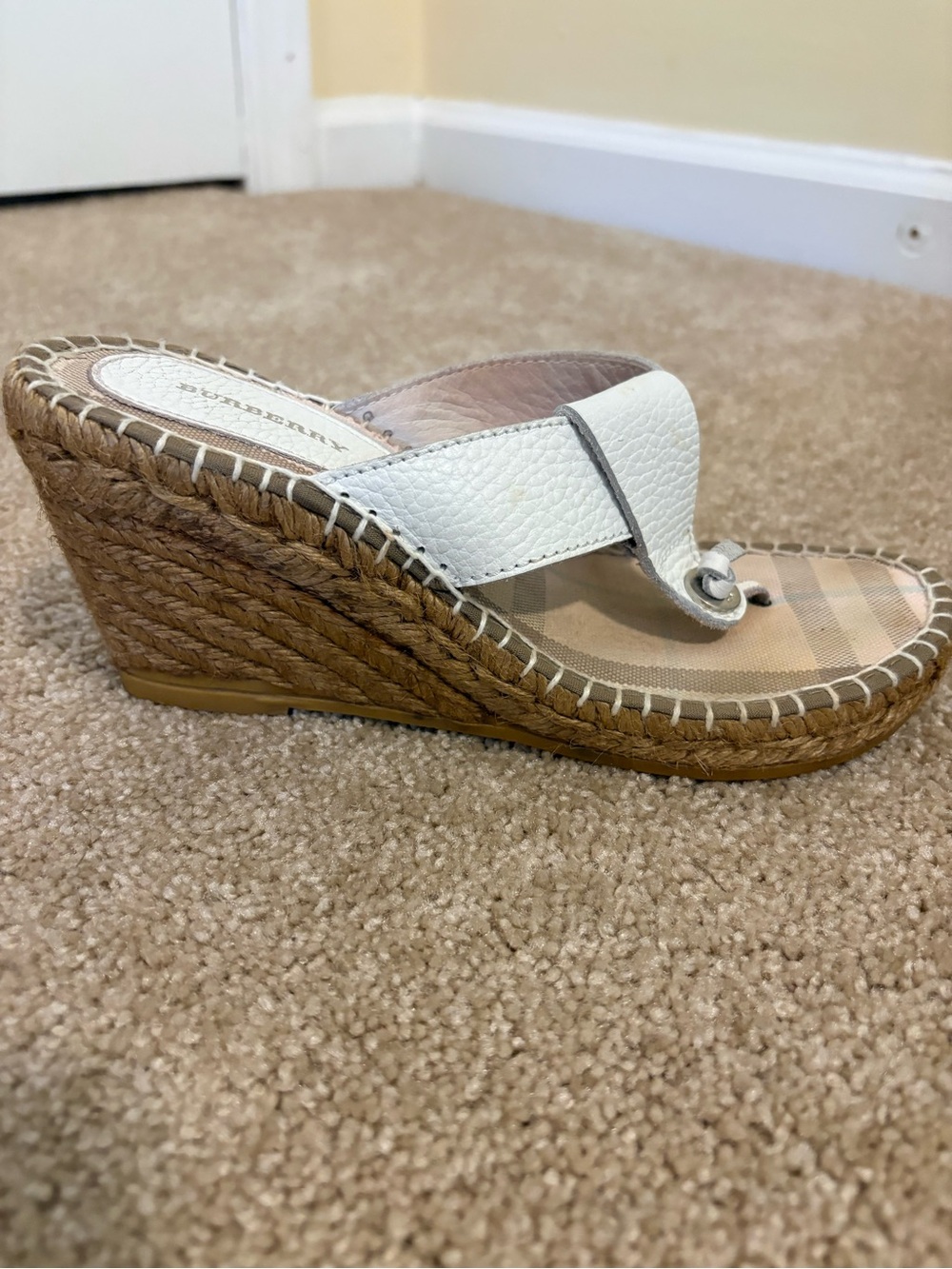 Burberry Wedge Sandals - Picture 4 of 5